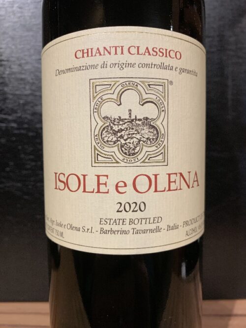 2020 Isole e Olena Chianti Classico DOCG, Tuscany, Italy - 3+/$35.95 - WS 93, DE 93