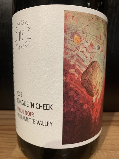 2022 Lingua Franca Pinot Noir "Tongue 'N Cheek", Eola-Amity Hills, Willamette Valley, OR - WS 95