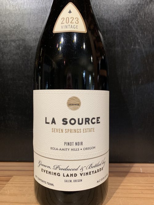 2023 Evening Land Seven Springs Estate “The Source” Pinot Noir – Eola-Amity Hills, Willamette Valley - WS 96