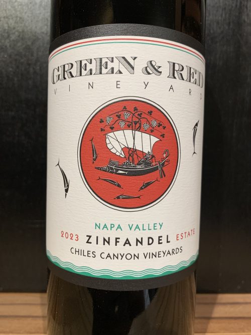 2023 Green & Red Vineyard Estate Zinfandel, Chiles Mill Vineyard, Napa Valley - WS 93