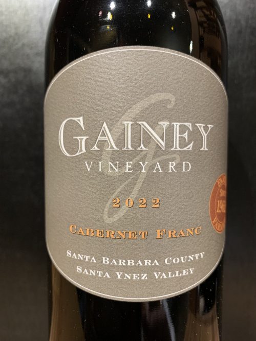2022 Gainey Vineyard Cabernet Franc, Santa Ynez Valley, Santa Barbara